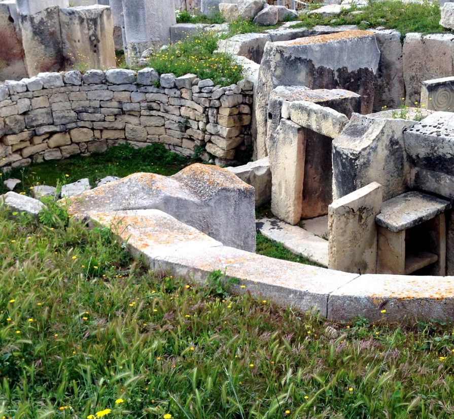 old rock structures that used to be used for plumbing