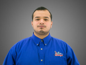 Mr. plumber team member Zechariah Perez