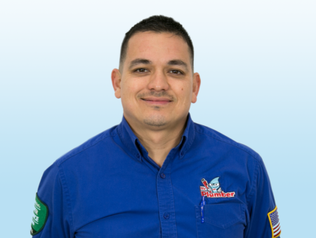 Mr. Plumber team member Chris Galvan