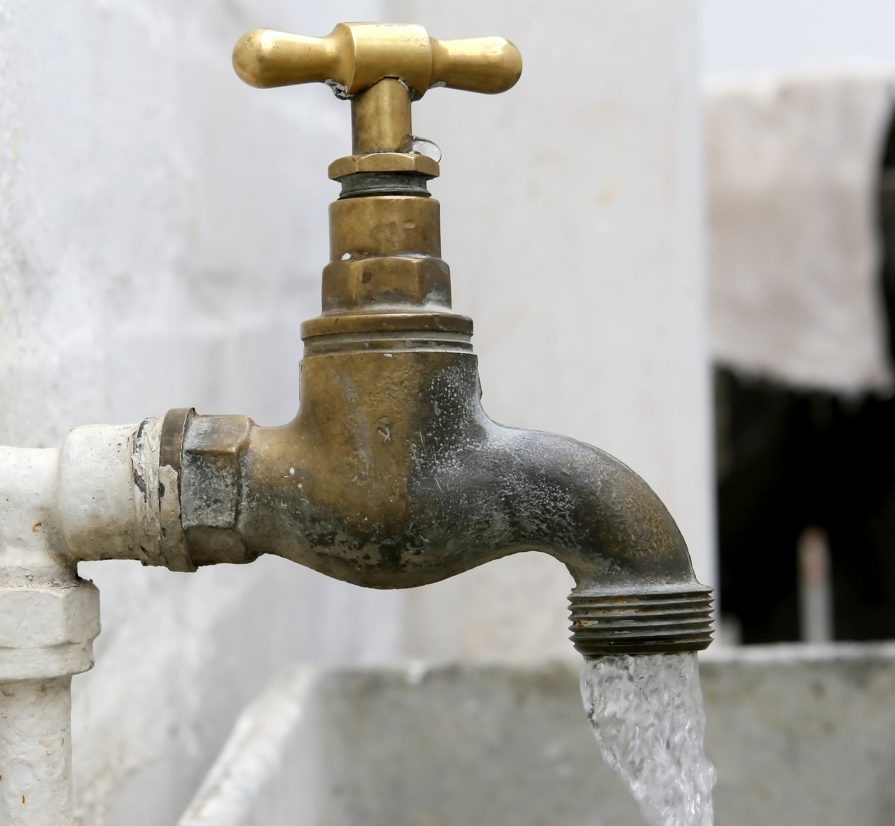 an outdoor water system running water in Cibolo