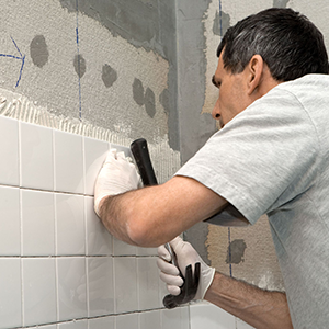 San Antonio bathroom remodel being performed by a professional plumber