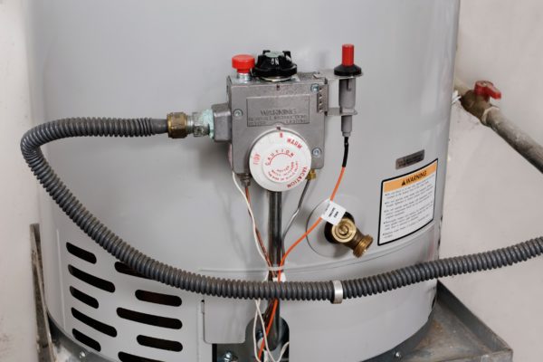 a residential water heating system installed in San Antonio