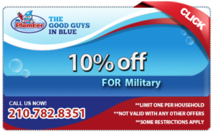 Plumbing discounts for military members