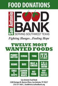 food bank graphic for food donations