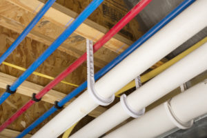 plumbing pipes installed in a San Antonio home