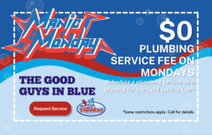 Coupon For $0 Plumbing Service Fee On Mondays